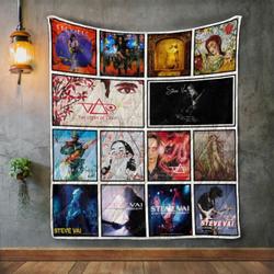 Steve Vai Album Covers Quilt Blanket and Home Decor