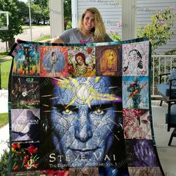 Steve Vai Albums Cover Poster Quilt Blanket and Home Decor