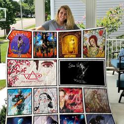 Steve Vai Quilt Blanket and Home Decor