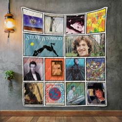 Steve Winwood Album Covers Quilt Blanket and Home Decor