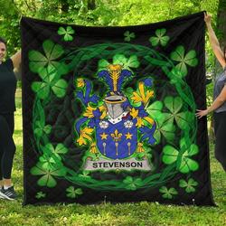 Stevenson Ireland Irish Celtic Shamrock Knot Circle JFJ13127 3D Customized Quilt 2707 and Home Decor