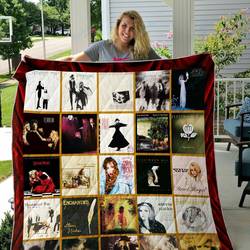 Stevie Nicks Style 4 Album Covers Quilt Blanket and Home Decor