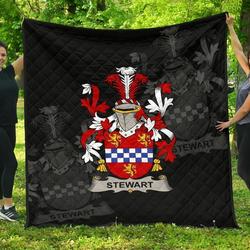 Stewart Ireland Irish Family Crest JFJ13128 3D Customized Quilt 2707 and Home Decor