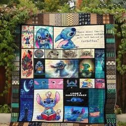 Stitch 03 Quilt Blanket and Home Decor