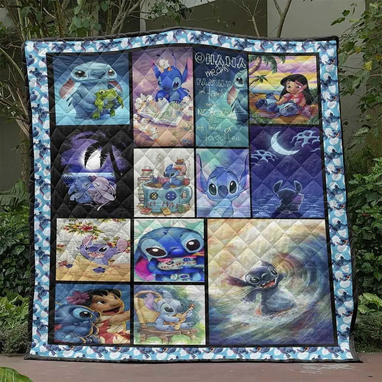 Stitch Quilt Blanket TH1607 and Home Decor