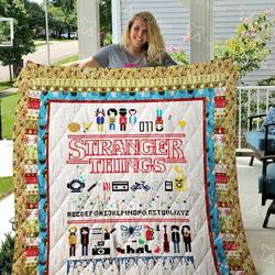 Stranger Things Quilt Blanket 01534 and Home Decor