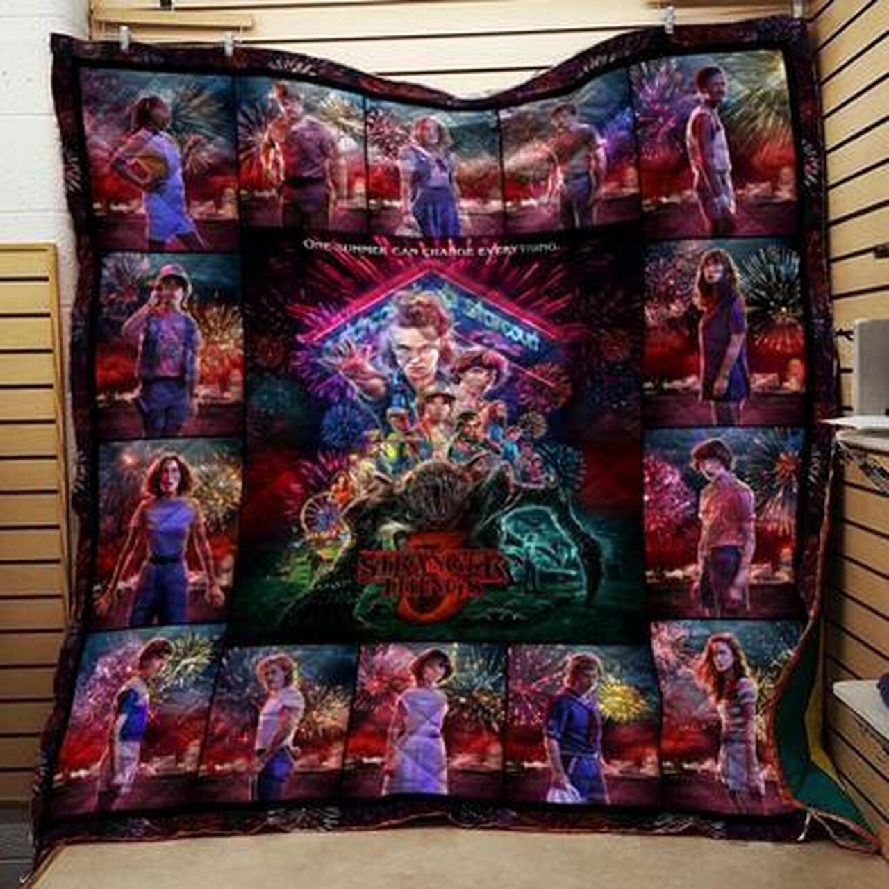 Stranger Things Quilt Blanket Cfq18 Quilt and Home Decor