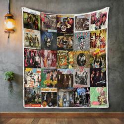 Stray Cats Album Covers Quilt Blanket and Home Decor