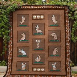 Strong Corgi Quilt and Home Decor