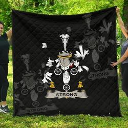 Strong Ireland Irish Family Crest JFJ13158 3D Customized Quilt 2707 and Home Decor