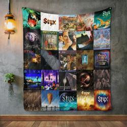 Styx 2 Album Covers Quilt Blanket and Home Decor