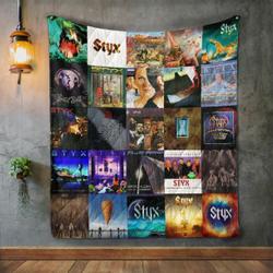 Styx Album Covers Quilt Blanket and Home Decor