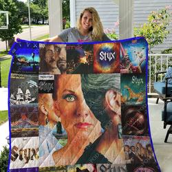 Styx Band Albums Quilt Blanket For Fans Ver 17 and Home Decor