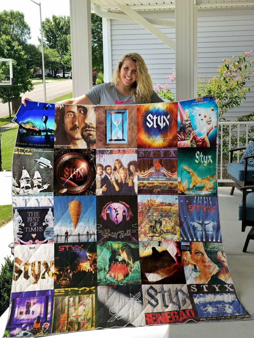 Styx Band Albums Quilt Blanket For Fans Ver 25 and Home Decor