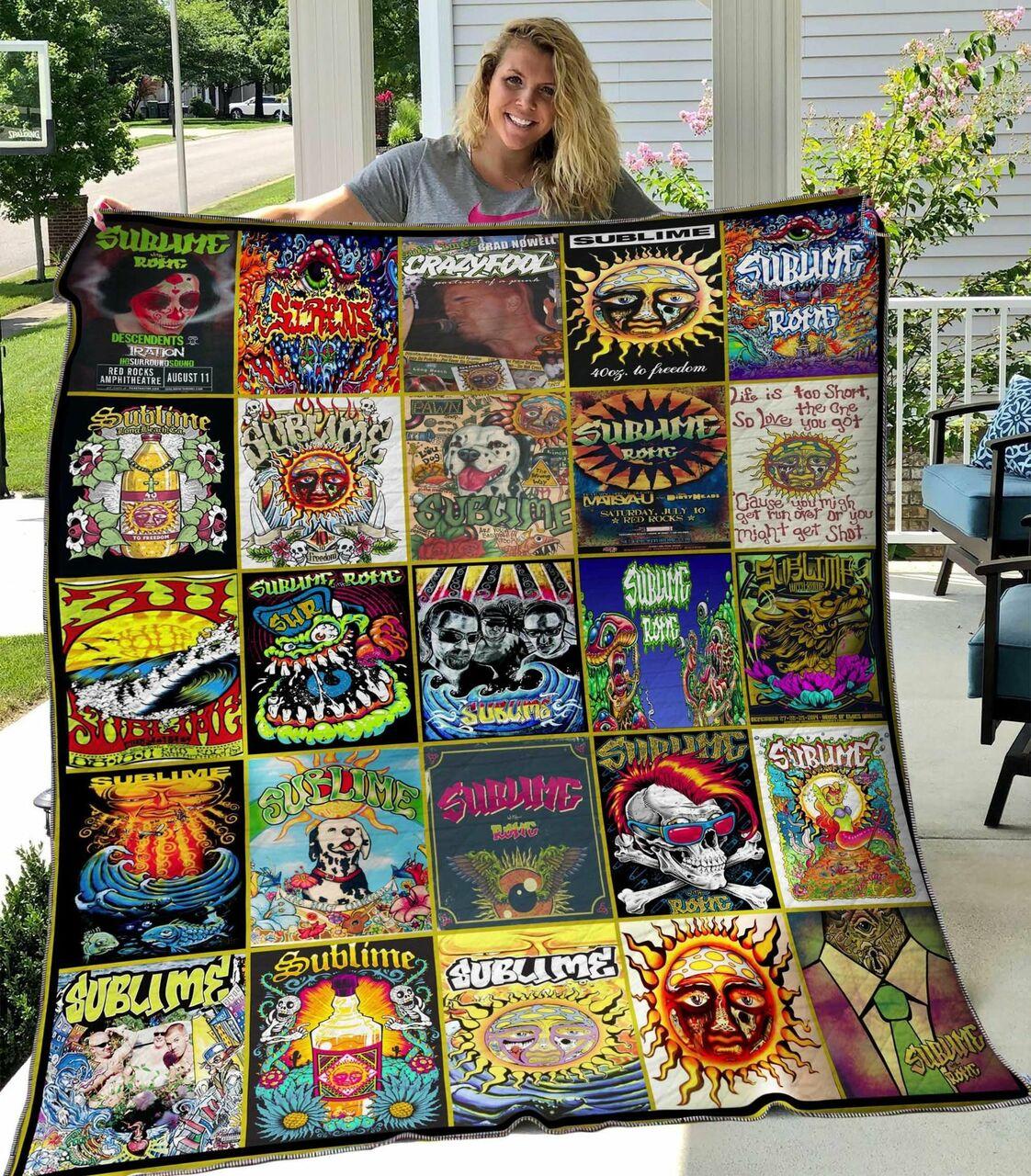 Sublime Ver1 Quilt Blanket and Home Decor