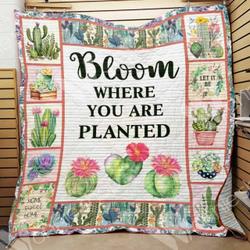 Succulent Ee Quilt Inkpkm and Home Decor