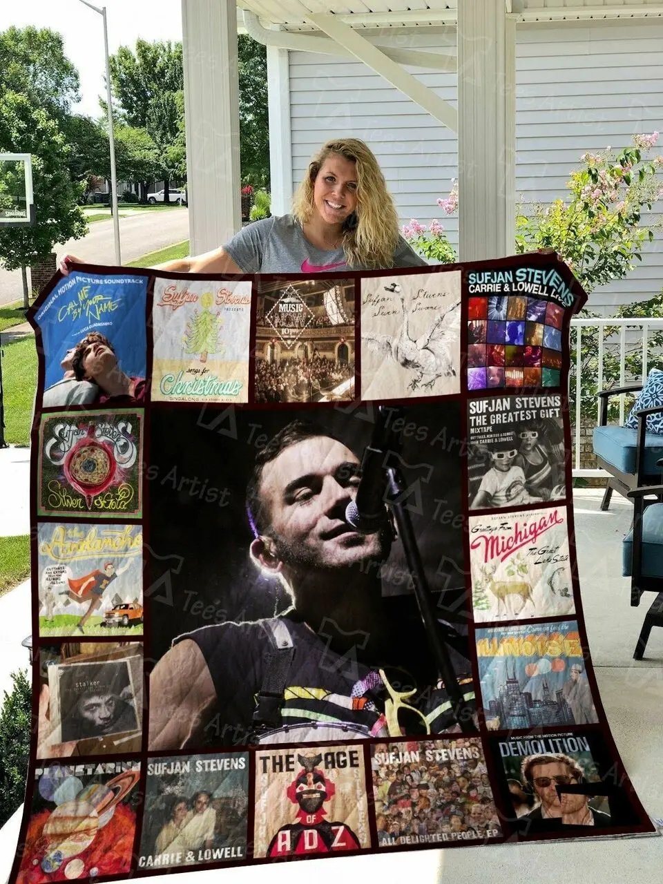 Sufjan Stevens Quilt Blanket 01336 and Home Decor