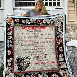 Sugar Skull Hpt Ver 1 Awesome LKI443 3D Customized Quilt Hip and Home Decor