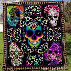 Sugar Skull If I Got You Quilt Kao and Home Decor