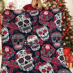 Sugar Skull JFJ13195 3D Customized Quilt 2707 and Home Decor