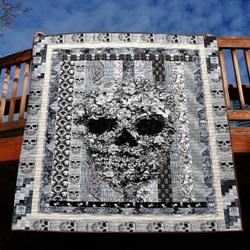 Sugar Skull Pkt240643 Quilt Blanket and Home Decor