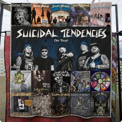 Suicidal Tendencies Quilt Blanket and Home Decor