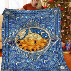 Sun And Moon JFJ13214 3D Customized Quilt 2707 and Home Decor