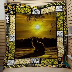 Sun Cat Quilt and Home Decor