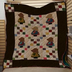 Sunbonnet Sue HUR23921 3D Customized Quilt 2307 and Home Decor