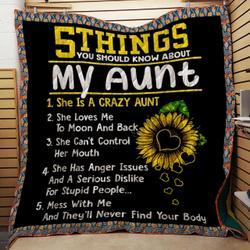 Sunflower 5 Things You Should Know About My Aunt Quilt and Home Decor
