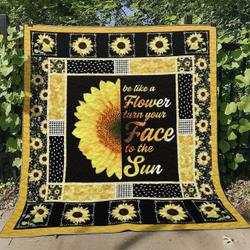 Sunflower Ht230726B Quilt Blanket and Home Decor