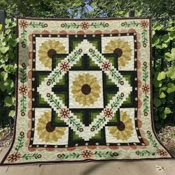 Sunflower Tn240629 Quilt Blanket and Home Decor