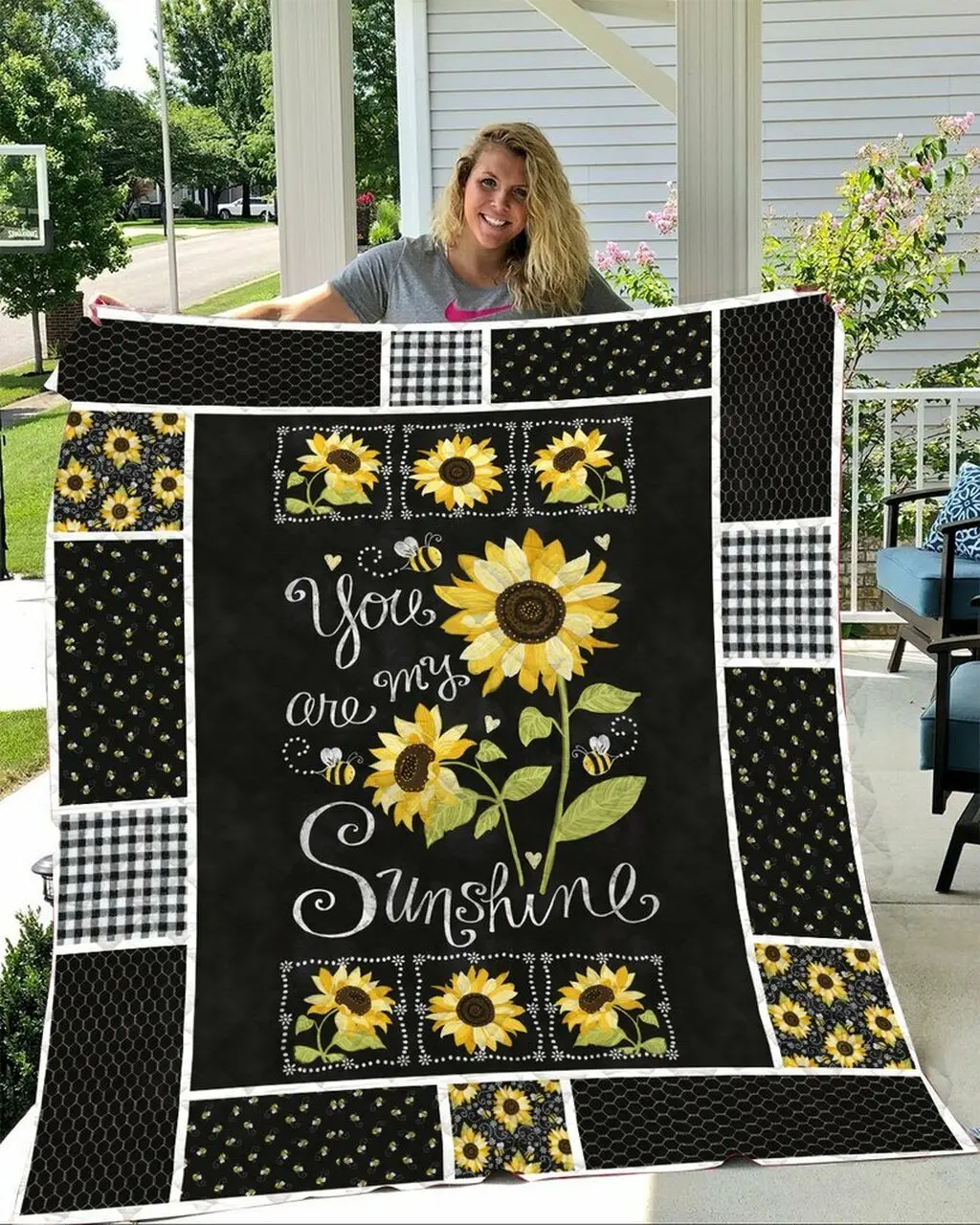 Sunflowers - You Are My Sunshine Quilt and Home Decor