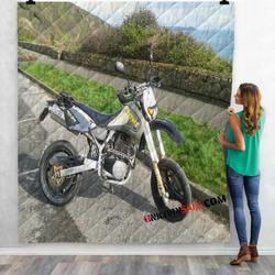 Super Motor Ccm 604 E Dual Sport Supermoto N 3D Customized Personalized Quilt Blanket and Home Decor