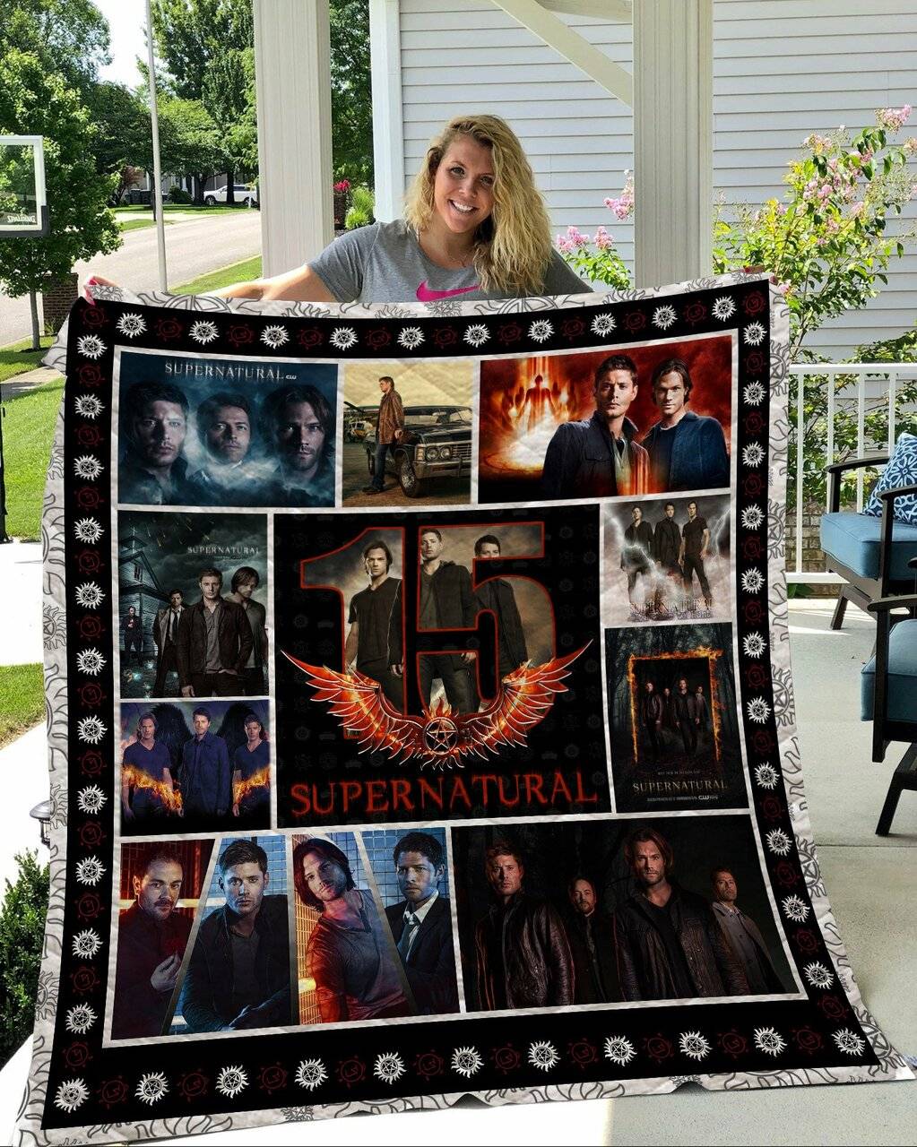 Supernatural 15 Years Quilt and Home Decor