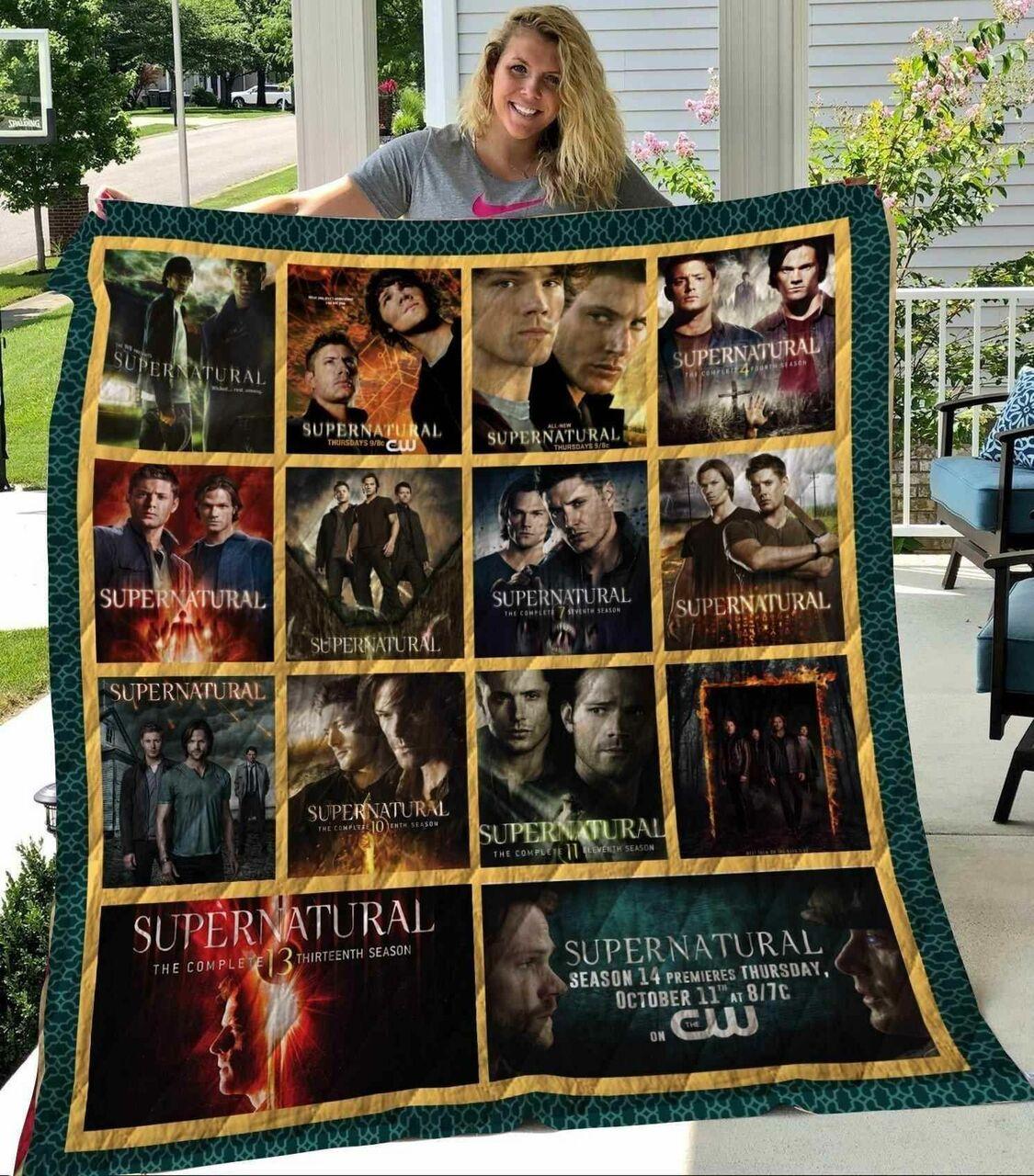 Supernatural Blanket Th1507 Quilt and Home Decor