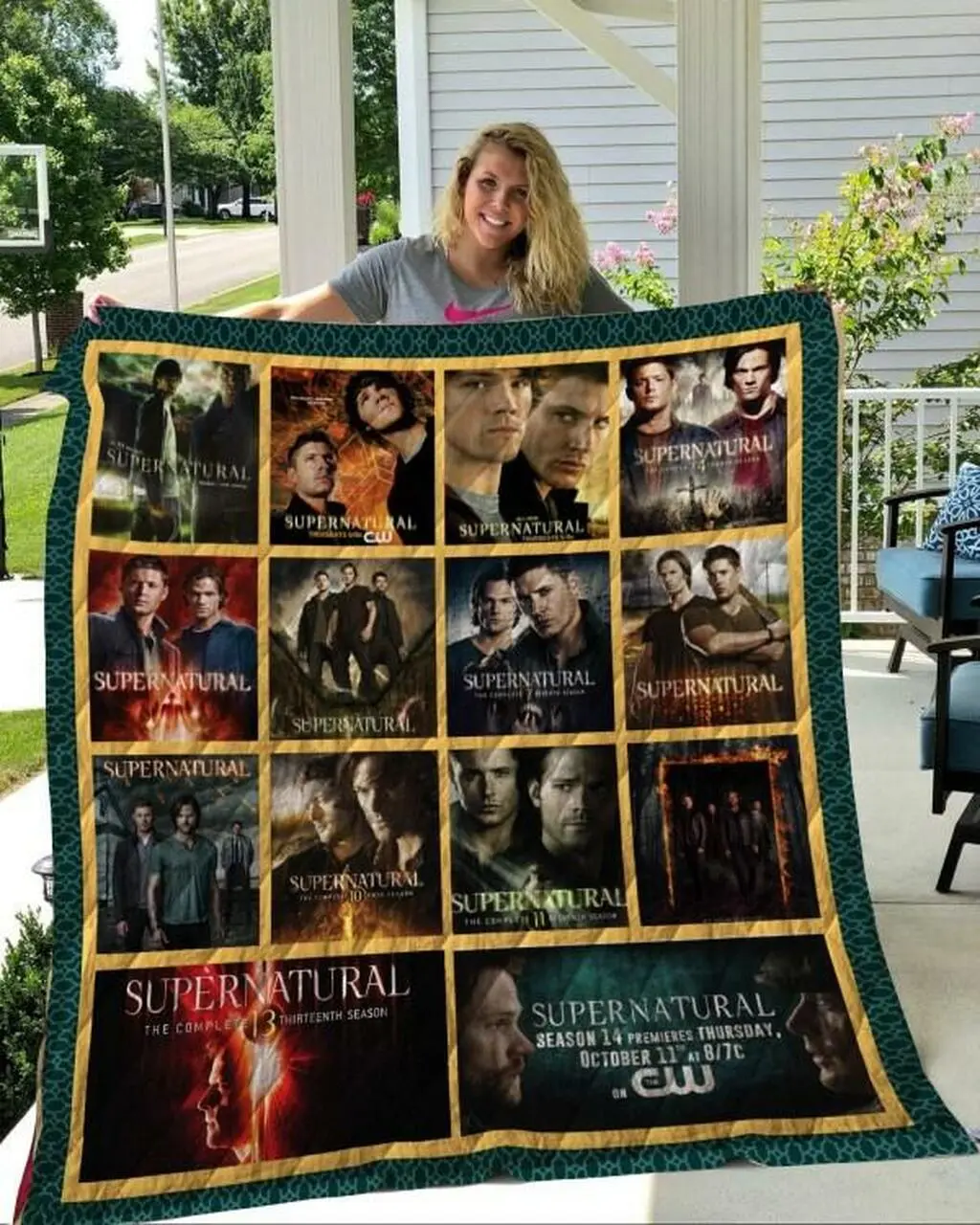 Supernatural Quilt Blanket Beeqt5107 Quilt and Home Decor