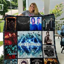 Supernatural Quilt Blanket and Home Decor