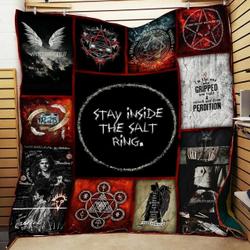 Supernatural Salt Ring Quilt Blanket and Home Decor