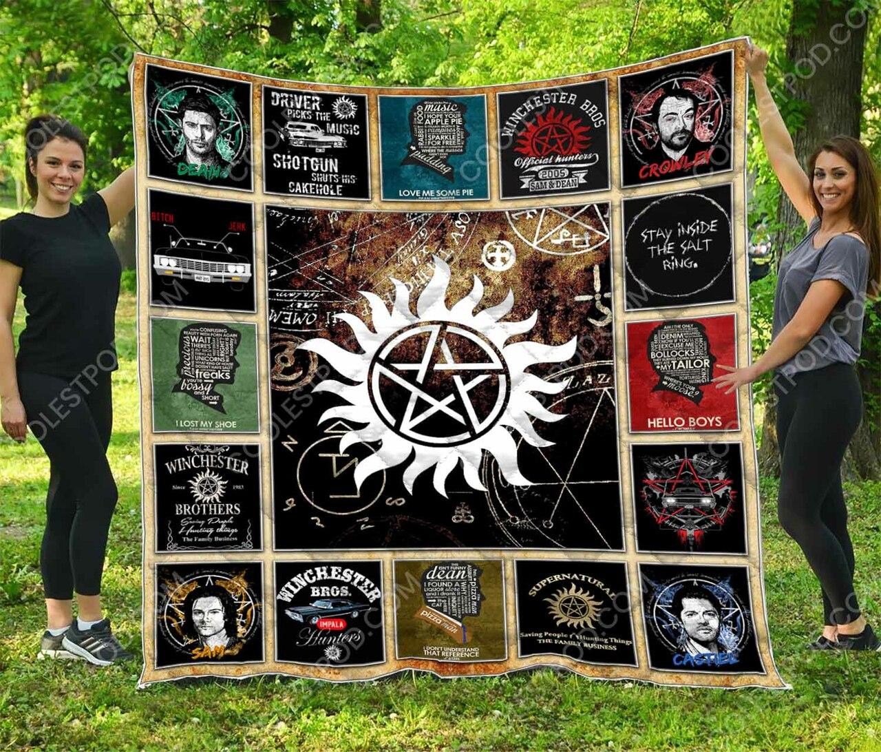 Supernatural Vr1 H89- Quilt and Home Decor