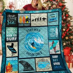 Surfer JFJ13381 3D Customized Quilt 2707 and Home Decor