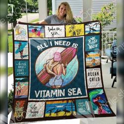 Surfing 3D Customized Quilt Gro TUH42166 PLEN2407 and Home Decor