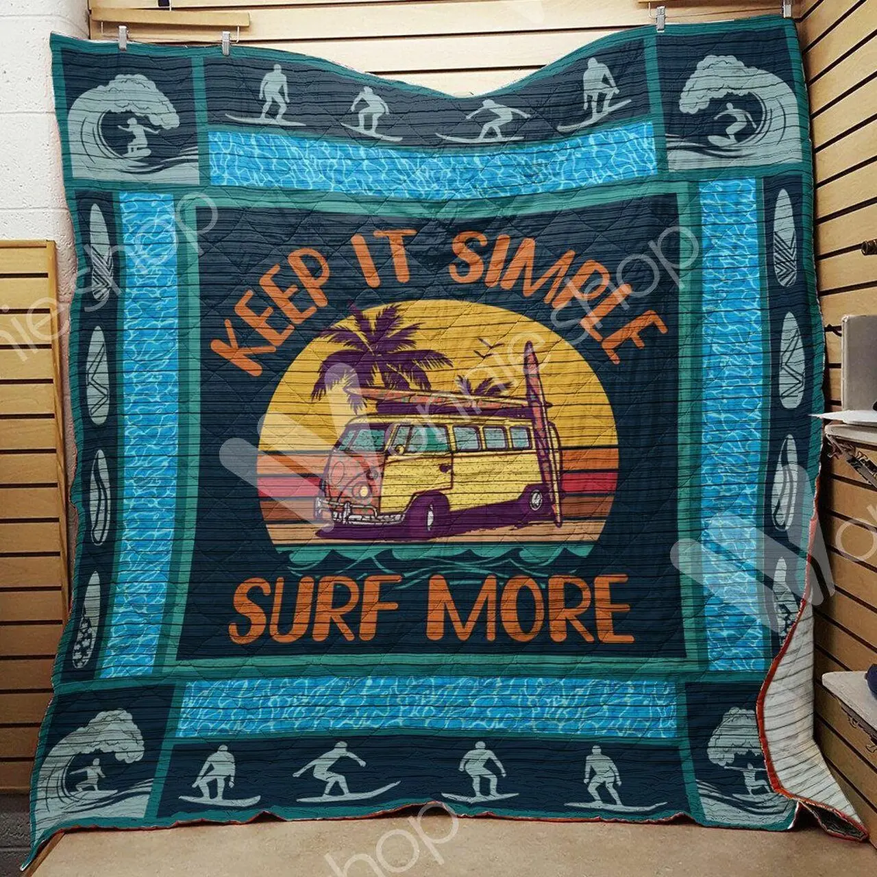 Surfing Cld220741 Quilt Blanket and Home Decor