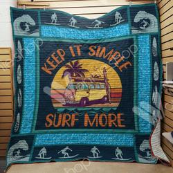 Surfing Cld220741 Quilt Blanket and Home Decor