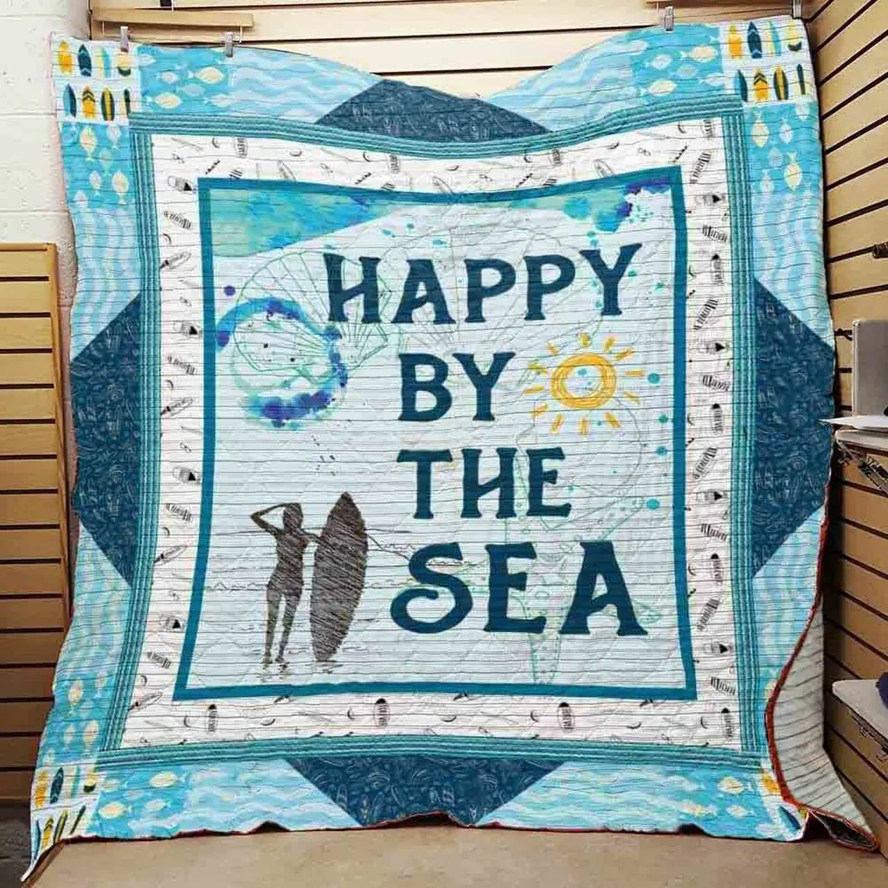 Surfing JFJ13389 3D Customized Quilt 2707 and Home Decor