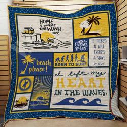 Surfing Quilt Iht and Home Decor