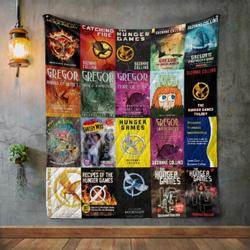 Suzanne Collins Books Quilt Blanket and Home Decor