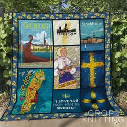 Sweden Ng270618B Quilt Blanket and Home Decor