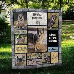 Swedish Vallhund Pawsome Hur Quilt Bevrfp and Home Decor