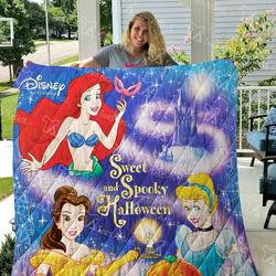 Sweet Spooky Halloween Quilt Blanket 01304 and Home Decor